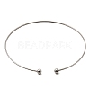 202 Stainless Steel Wire Choker Necklace NJEW-H011-05P-1