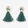Polycotton(Polyester Cotton) Tassel Pendant Decorations FIND-S275-08G-1