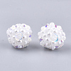 ABS Plastic Imitation Pearl Woven Beads FIND-T044-34A-01-2