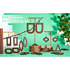  DIY Geometry Earring Making Kit DIY-TA0005-34-17