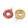 304 Stainless Steel Enamel Pendants STAS-K330-18G-2