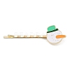 Christmas Theme Alloy Enamel Hair Bobby Pin AJEW-A056-04C-2