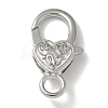 Alloy Lobster Claw Clasps KK-Q019-20P-1