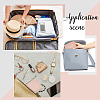 AHADEMAKER 4Pcs 2 Colors PU Imitation Leather Slip-in Glasses Case AJEW-GA0005-22-6