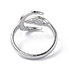 304 Stainless Steel Open Cuff Ring Finding X-RJEW-C046-05P-3