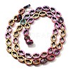Electroplated Synthetic Non-magnetic Hematite Beads Strands G-L613-Z01-01I-2