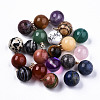 Natural Mixed Gemstone & Glass Charms G-N332-024-1