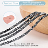  2 Strands Non-magnetic Synthetic Hematite Beads Strands G-NB0004-67-2