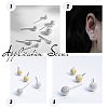 Unicraftale 304 Stainless Steel Ear Studs EJEW-UN0001-11-2