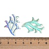 Translucent Epoxy Resin Decoden Cabochons CRES-S367-19B-3