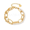 304 Stainless Steel Multi-strand Bracelets BJEW-C104-02G-2