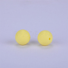 Round Silicone Focal Beads SI-JX0046A-91-5