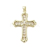 Real 18K Gold Plated Brass with Glass Pendants KK-A209-05C-G-1