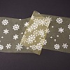 Snowflake Deco Mesh Ribbons OCOR-P010-G04-7