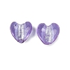 Handmade Silver Foil Lampwork Glass Beads LAMP-Q005-06-2