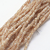 Electroplate Glass Beads Strands EGLA-J144-HR-C08-1