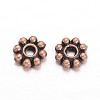 Alloy Daisy Spacer Beads PALLOY-L166-31R-1