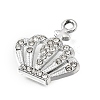 UV Plating Alloy Crystal Rhinestone Pendants RB-CBAD37D-36P-2