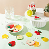 24Pcs 8 Styles Fruit Theme Plastic Cabochons KY-GA0001-25-5