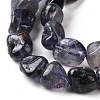 Natural Iolite Beads Strands G-A208-09-4