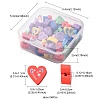65Pcs Handmade Polymer Clay Beads CLAY-YW0001-68-5