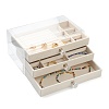 Rectangle Velvet & Wood Jewelry Boxes VBOX-P001-A02-1