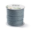 20M Polyester Braided Cord for Jewelry Making OCOR-G015-04A-27-2