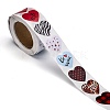 Heart Shaped Stickers Roll DIY-K027-A14-2