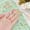 80Pcs 8 Styles Long-Lasting Plated Hollowed Brass Beads KK-PH0006-75-3