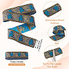 Ethnic Style Embroidery Polyester Ribbons SK-TAC0001-03-4
