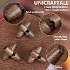 50Pcs 1-Hole Wood Buttons BUTT-UN0001-27A-5
