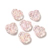 Transparent Acrylic Waffle Beads OACR-E016-01B-1