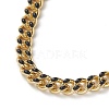 Brass Curb Chain Bracelets BJEW-JB05507-03-2