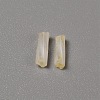 Opaque Colours Glass Twist Bugle Beads GLAA-WH0039-08D-2