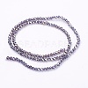 Electroplate Glass Beads Strands EGLA-R048-3mm-51-2