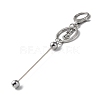 Alloy Bar Beadable Keychain for Jewelry Making DIY Crafts KEYC-A011-01P-2