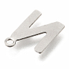 Non-Tarnish 201 Stainless Steel Charms STAS-C021-06P-N-3