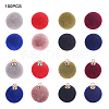 Flocky Acrylic Pendants FIND-T046-33C-4