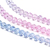 Transparent Painted Glass Beads Strands DGLA-A034-T4mm-A08-4