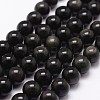 Natural Rainbow Obsidian Beads Strands G-D838-6mm-04-1