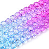 Transparent Glass Beads Strands GLAA-E036-07P-2