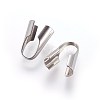 Tarnish Resistant 304 Stainless Steel Cord Ends X-STAS-P237-80J-P-2