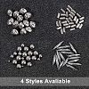 304 Stainless Steel with 201 Stainless Steel Polished Beads STAS-WH0016-05P-4