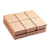 Kraft Cotton Filled Cardboard Paper Jewelry Set Boxes CBOX-R036-11A-2