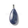 Dyed & Heated Natural Blue Aventurine Pendants G-P474-01P-14-2