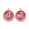 Golden Plated Alloy Enamel Charms LS-ENAM-S118-08J-1