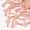 Polycotton(Polyester Cotton) Tassel Pendant Decorations FIND-S275-26G-2