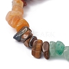 Chakra Natural Gemstone Chips Beaded Bracelets for Women BJEW-JB09864-2