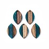 Resin & Walnut Wood Pendants RESI-S389-074-1
