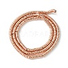 Electroplated Synthetic Non-Magnetic Hematite Beads Strands G-H020-C01-01-2